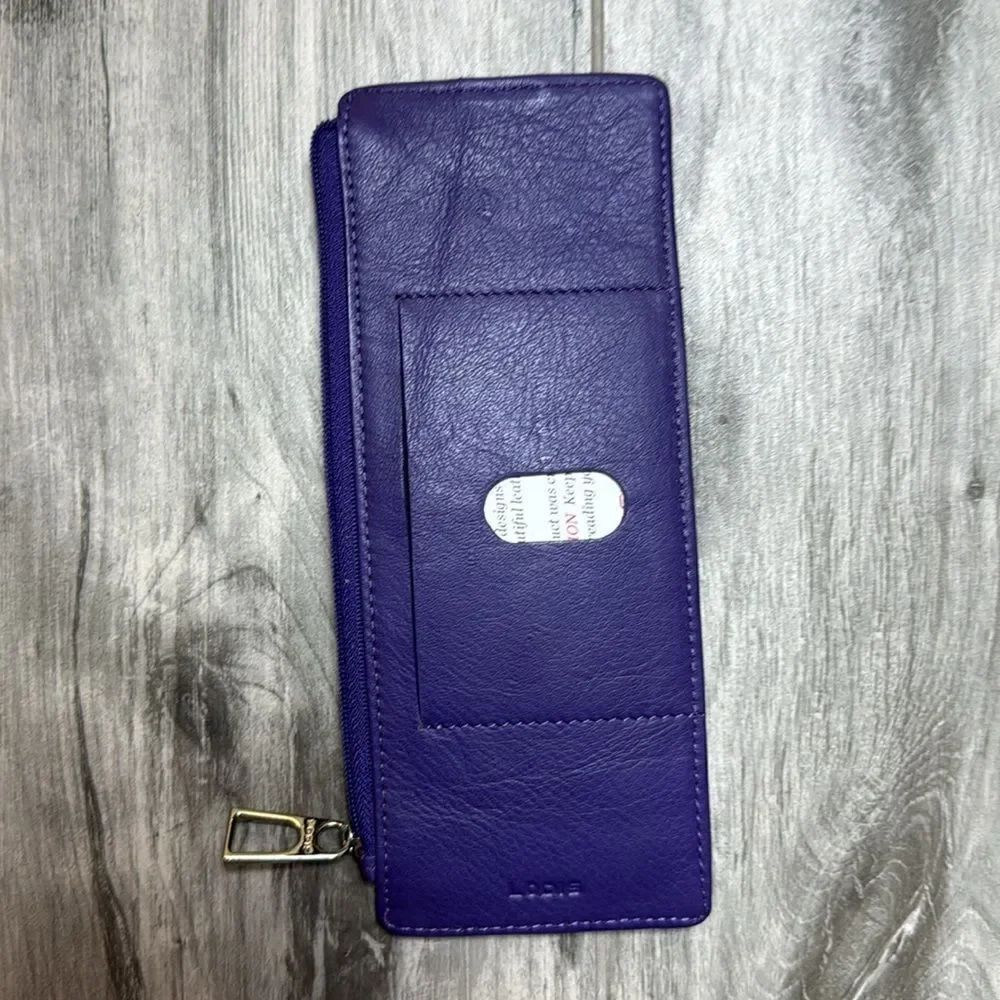 Lodis Womens Be Organize Julia Long Stacker ID & Card Wallet Purple - Picture 7 of 9